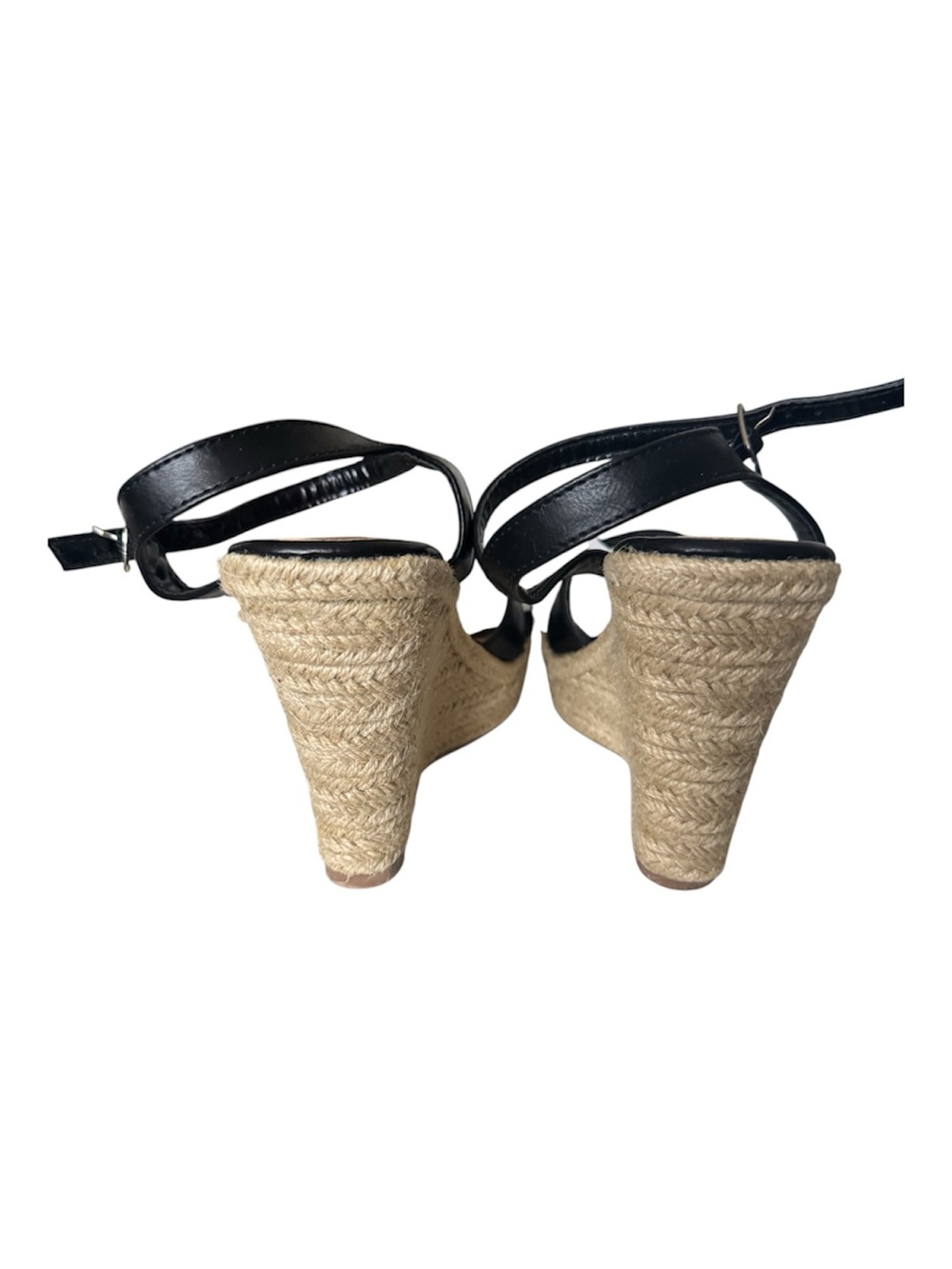 Women’s strappy espadrille platform wedge sandals - Picture 4 of 6